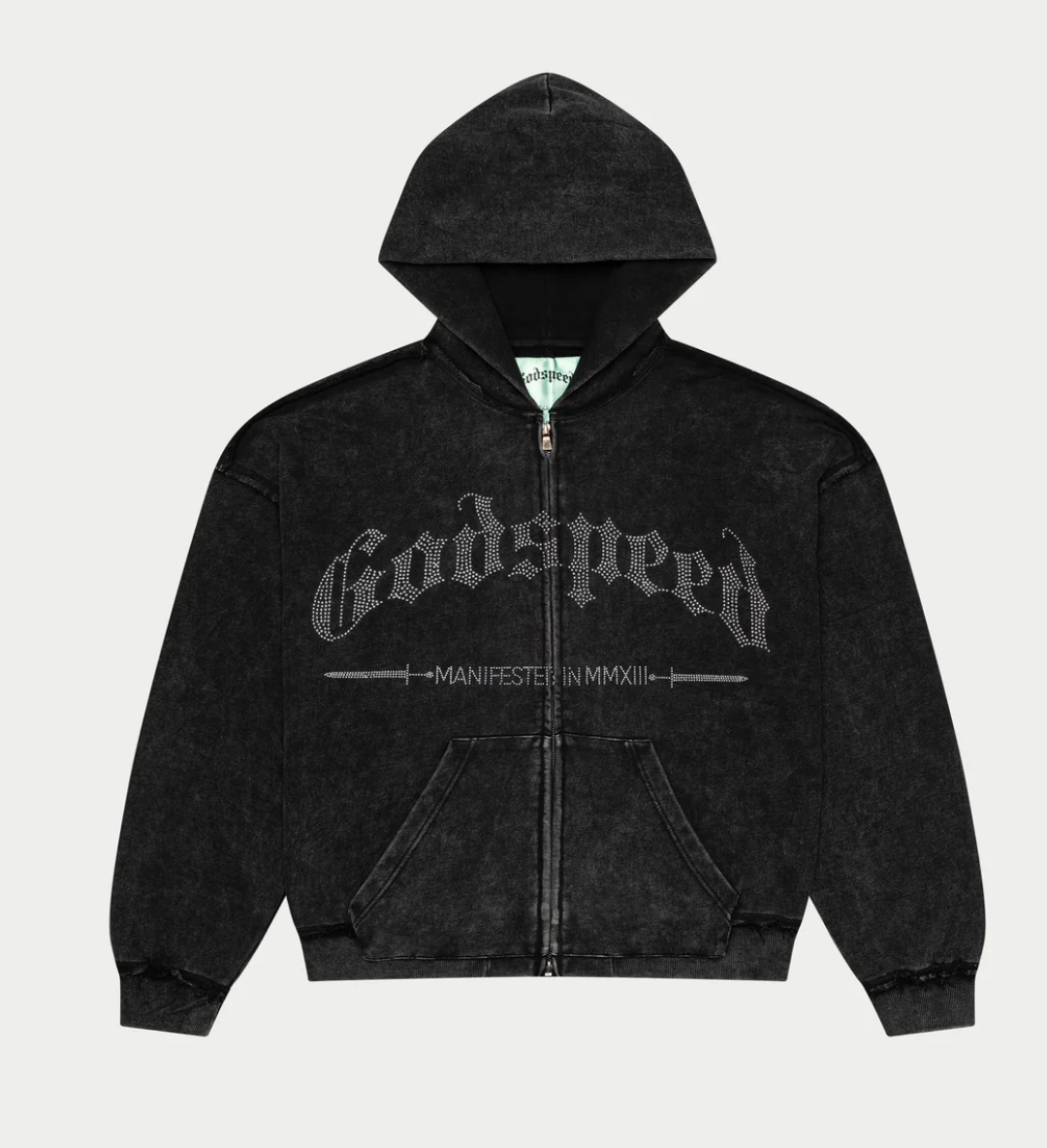 Godspeed Manifested In Miami Studded Logo Hoodie
