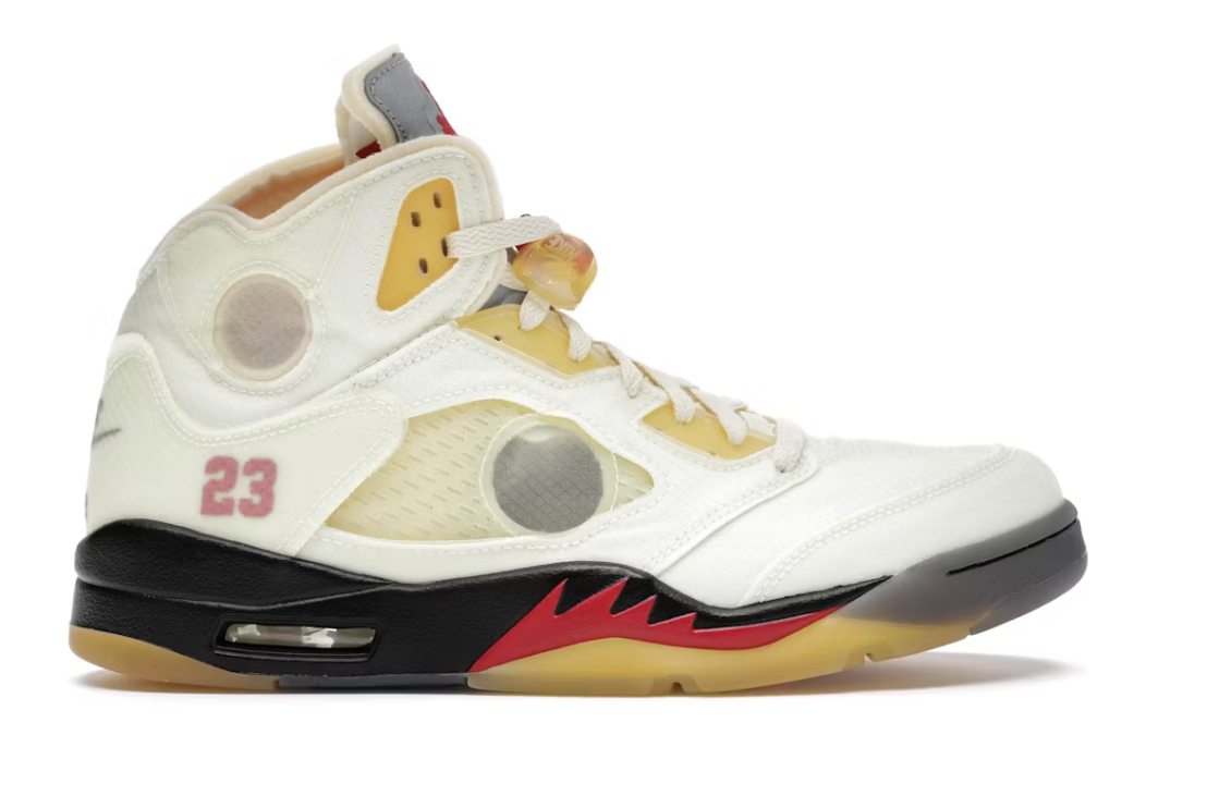 Jordan 5 Retro Off-White Sail pre owned