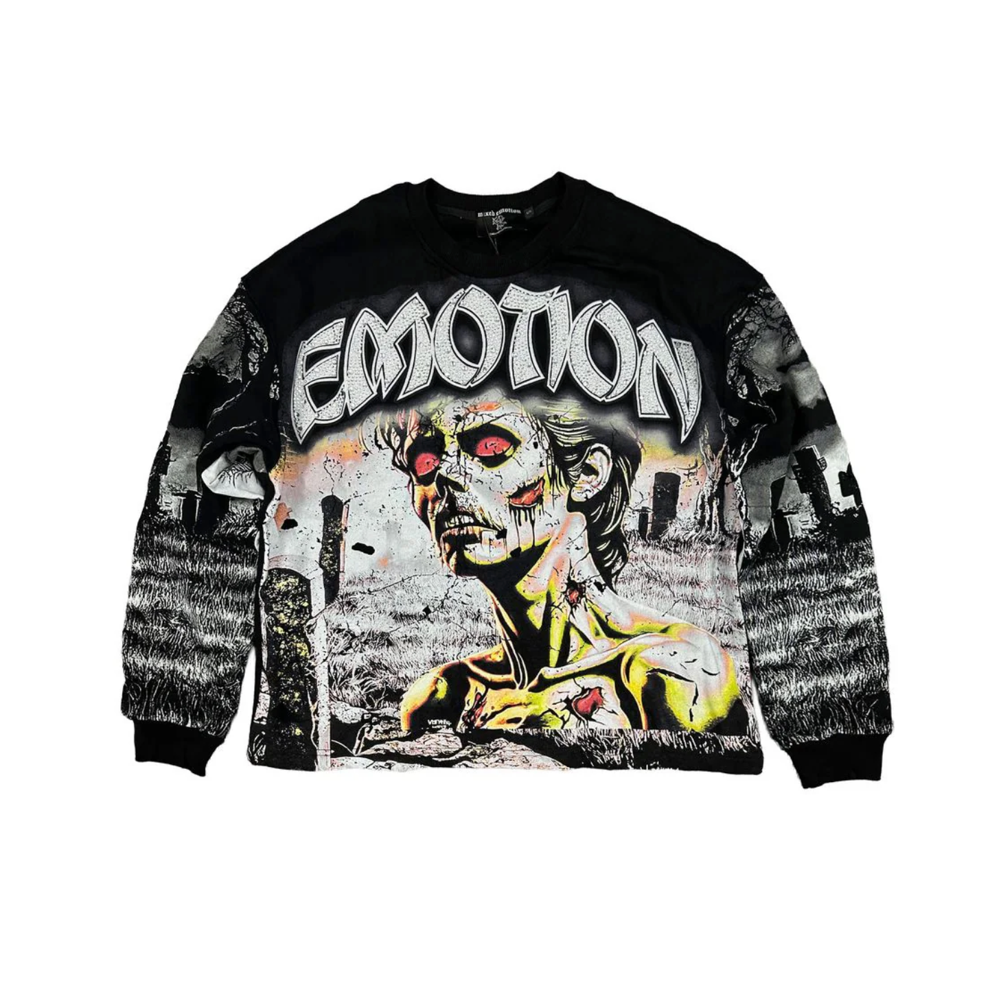 Mixed Emotions - Tombstone Black Long Sleeve Tee