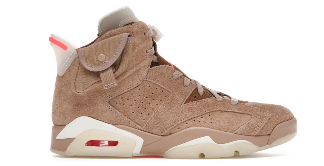 Jordan 6 Retro Travis Scott British Khaki Pre-Owned