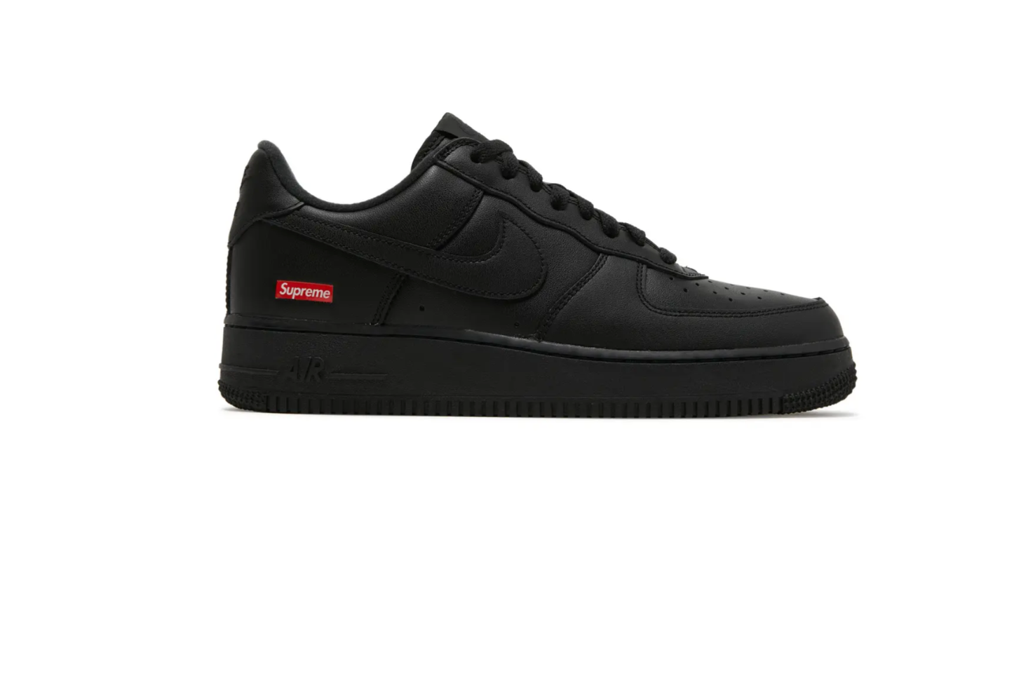 supreme air force 1 pre owned black