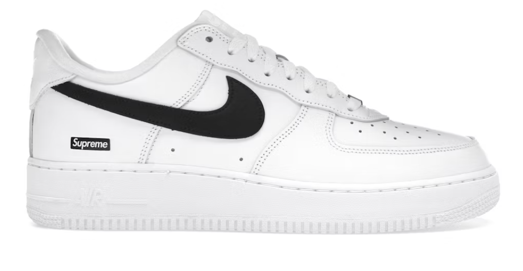 Nike Air Force 1 Low Supreme Black and white