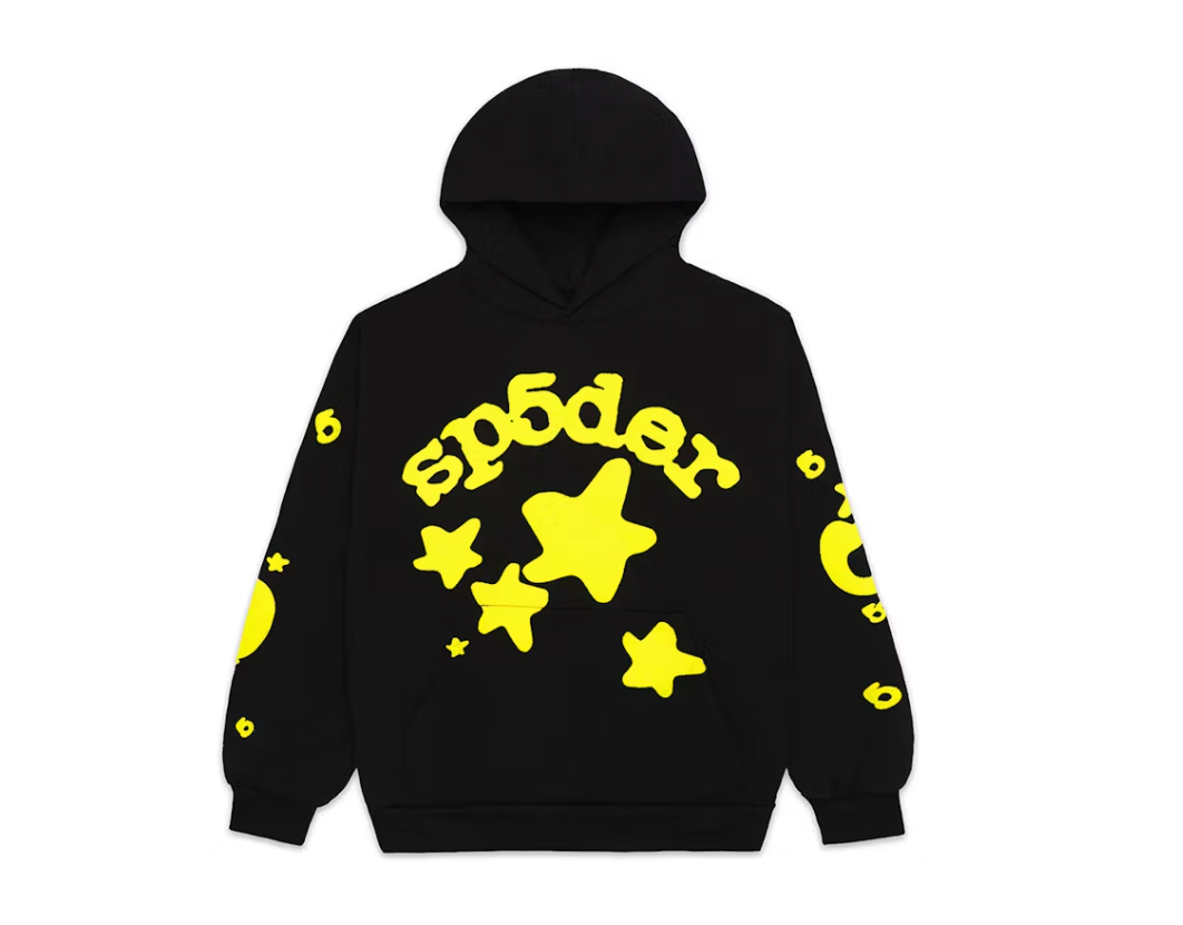 Sp5der Beluga Hoodie Onyx/Yellow pre owned