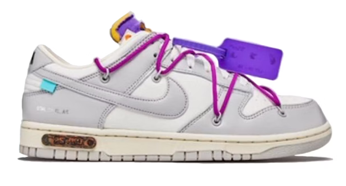 Pre Owned Nike Dunk Low Off-White Lot 28