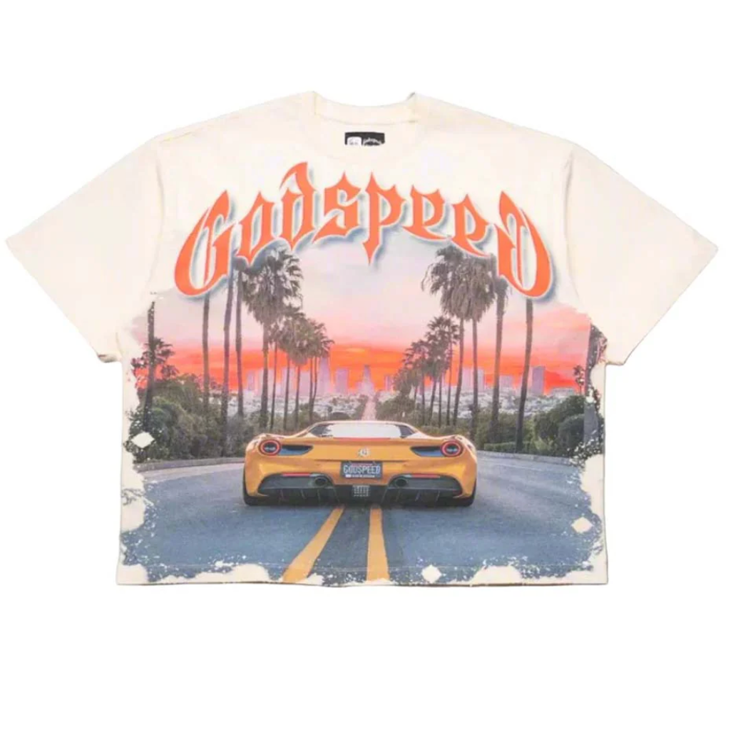 Godspeed Sunset BLVD Tee Cream