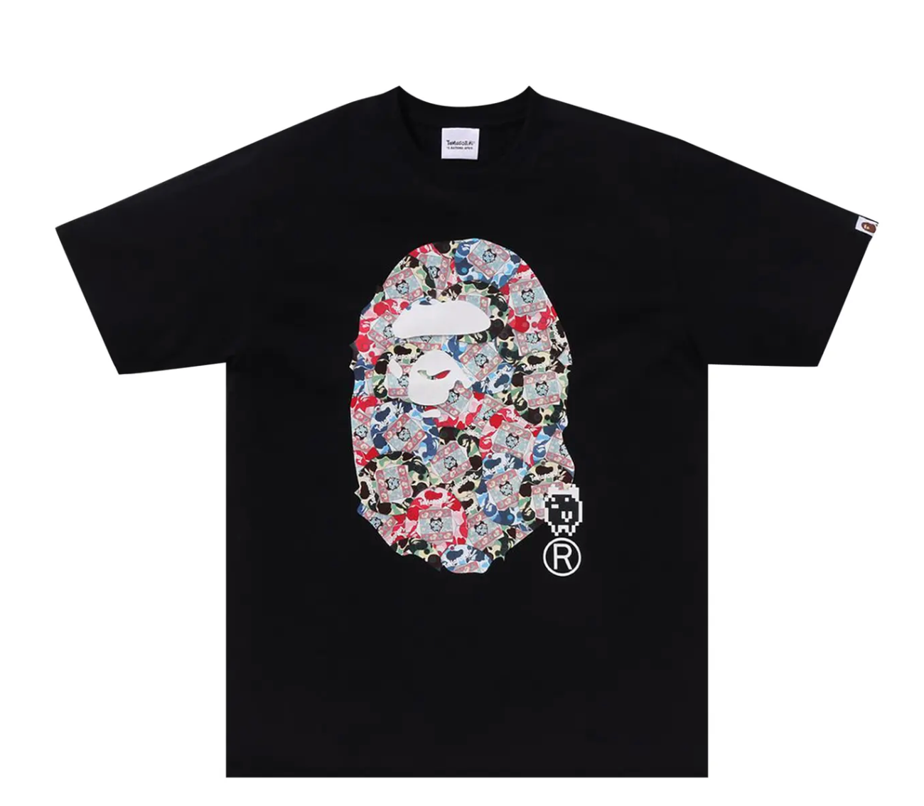BAPE x Tamagotchi Ape Head Tee 'Black'