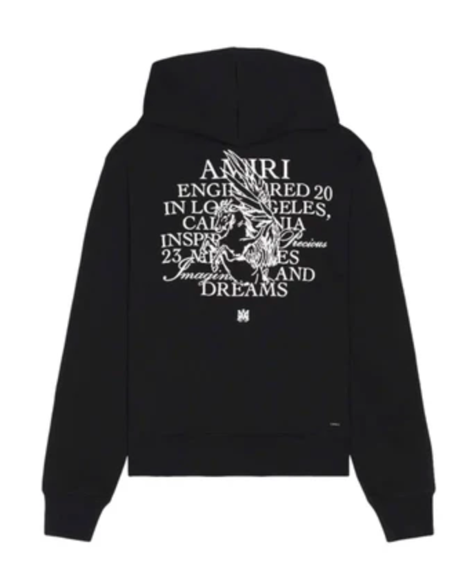 Amiri Precious Memories Hoodie Black Preowned