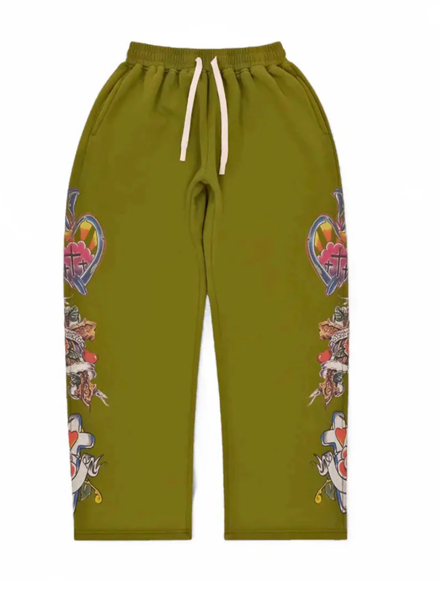 Righteous Risen King Sweatpants Green