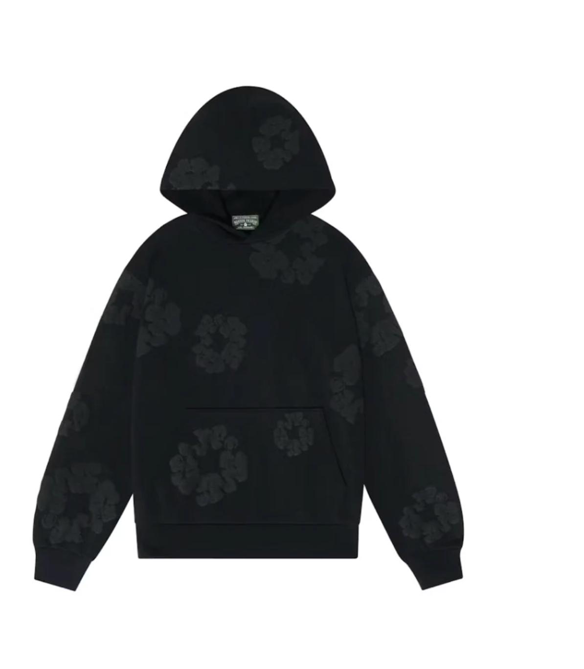 Denim Tears Cotton Wreath Sweatshirt Black Monochrome