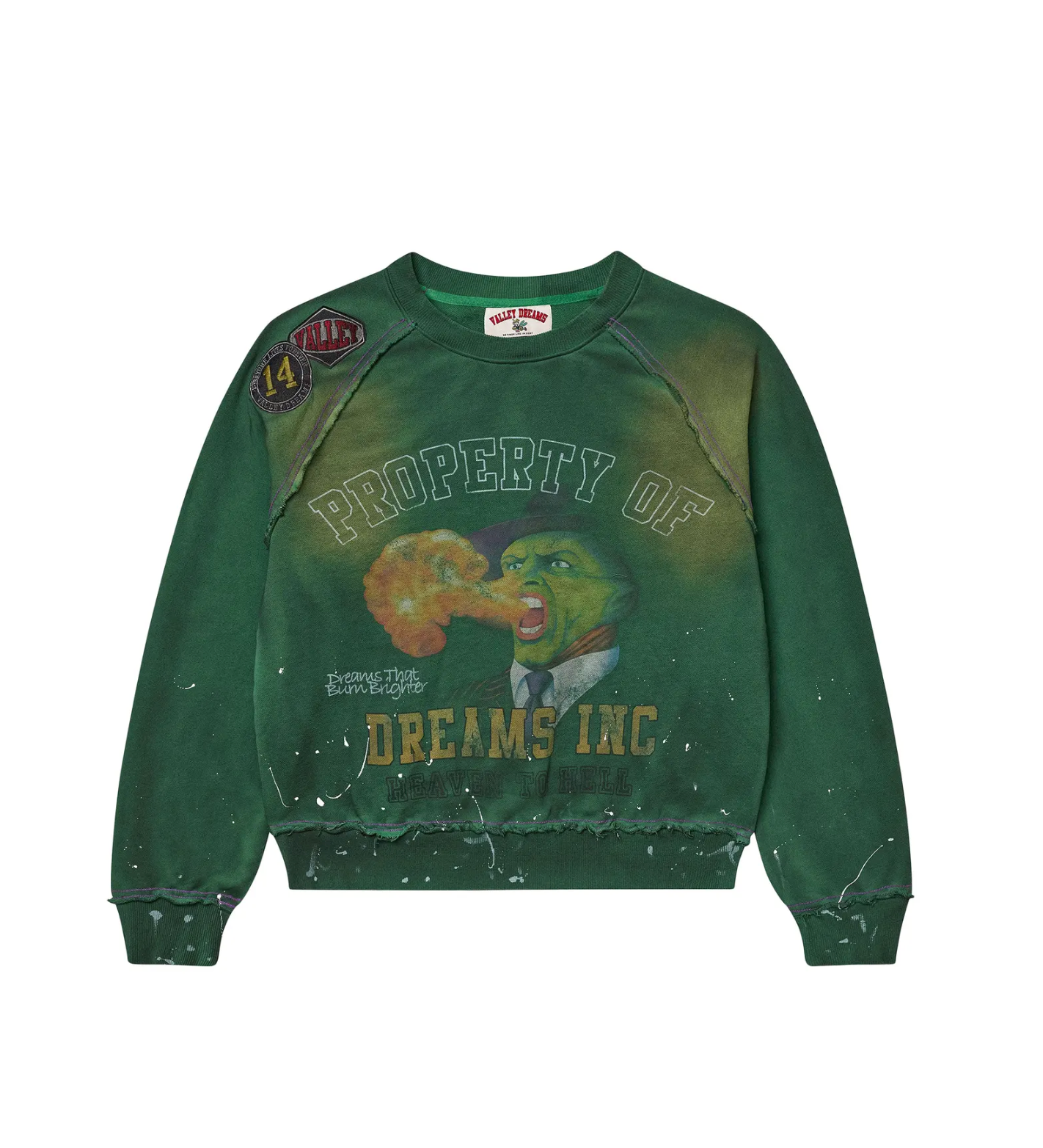 Vale Forever Hot Breathe Crewneck 'Green'