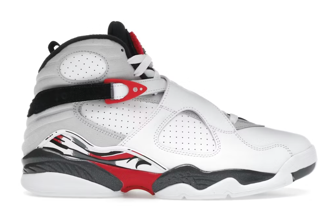 Jordan 8 Retro White True Red (2025)