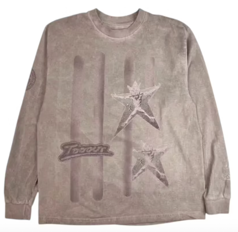 Travis Scott Long Sleeve II T-Shirt Taupe
