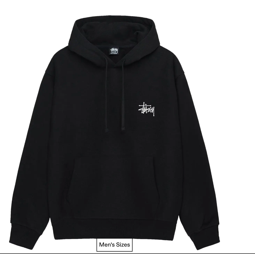 Stussy Basic Hoodie 'Black'