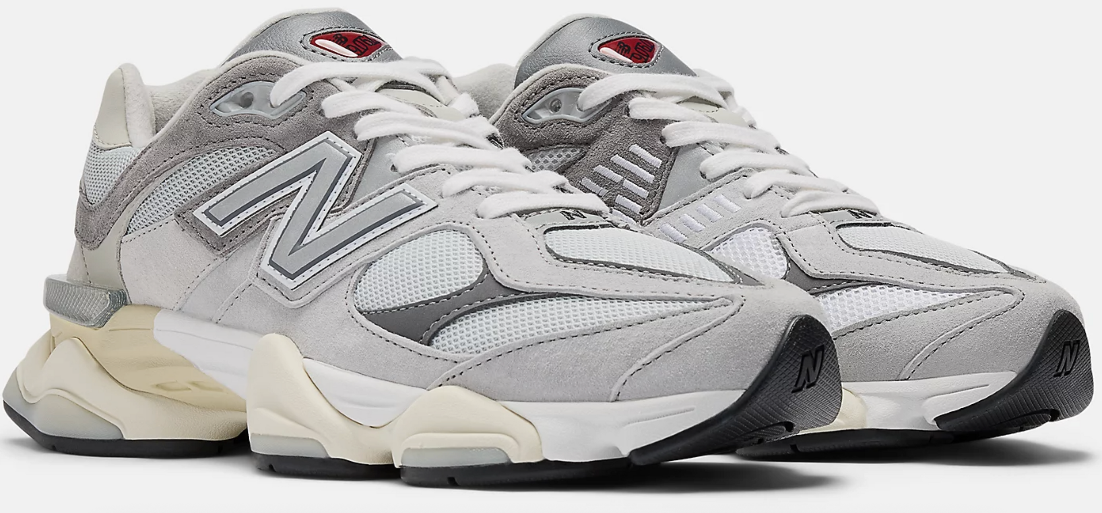 New Balance Unisex 9060 Sneakers - Grey/White