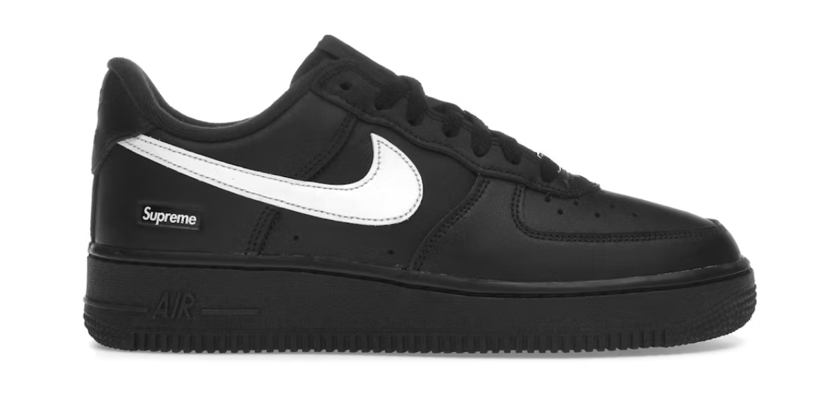 Nike Air Force 1 Low Supreme Black White