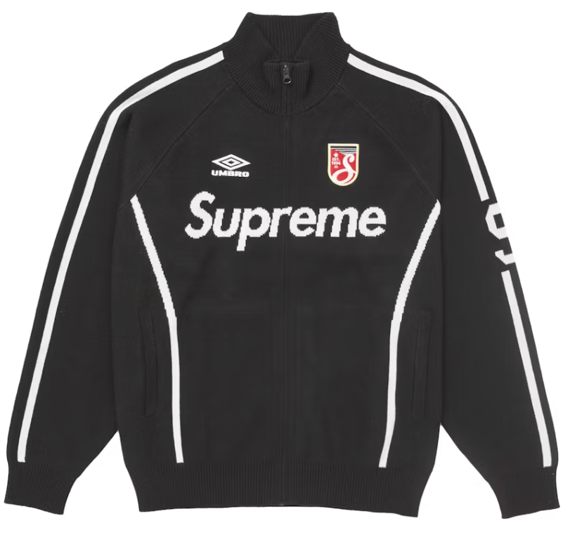 Supreme Umbro Zip Up Sweater Black