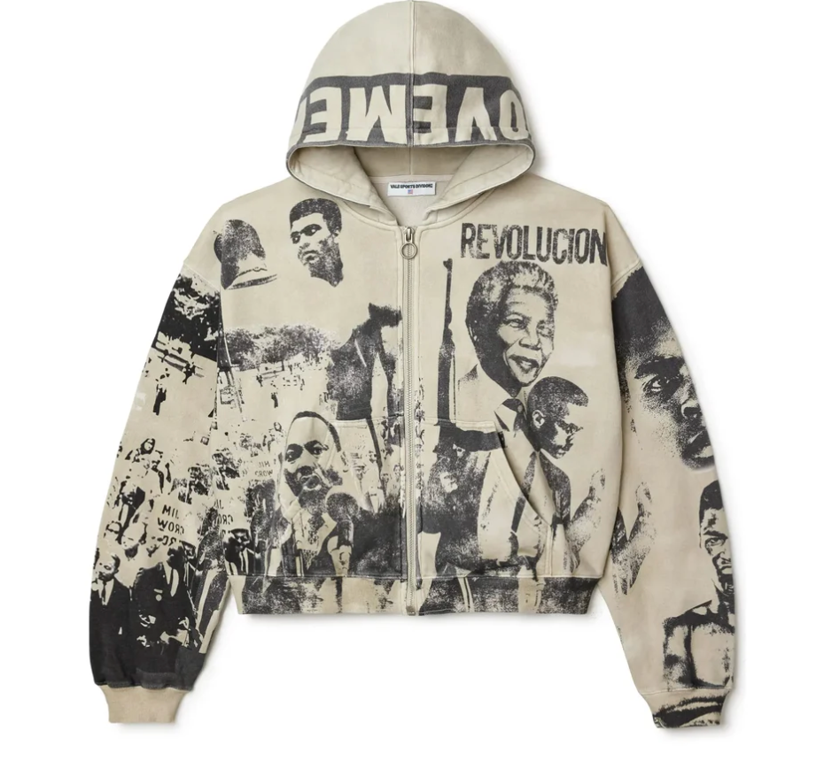 Vale Forever Monument Zip-Up Hoodie Cream po