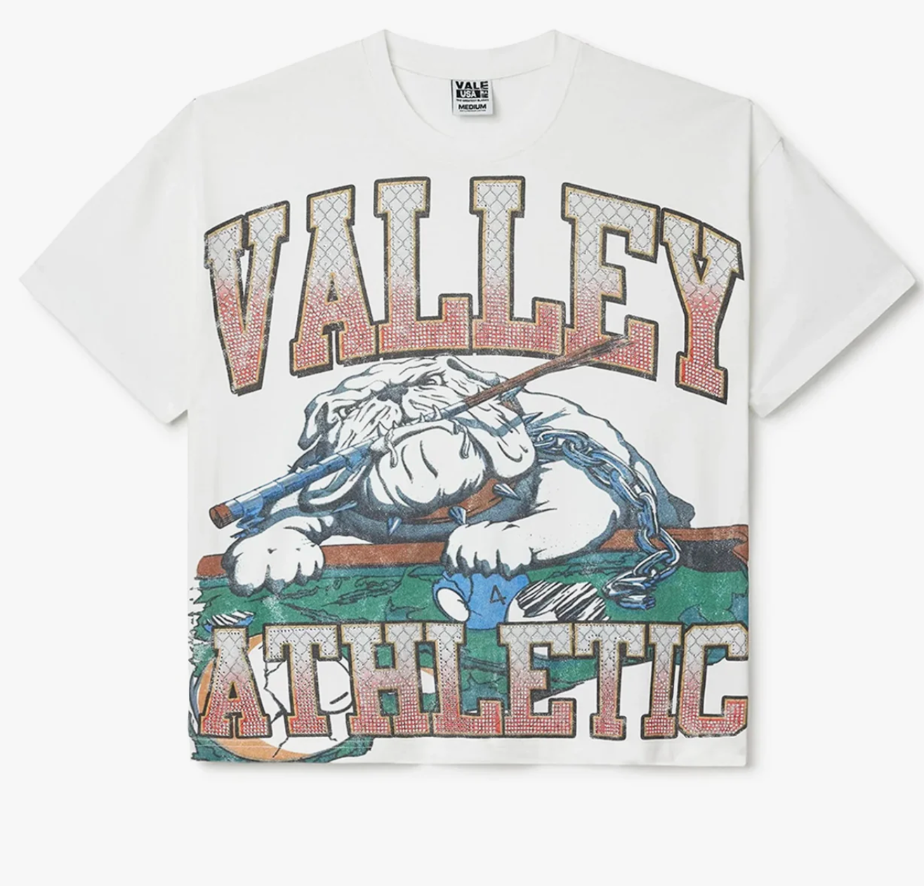 Vale Forever Polo Bling Tee White