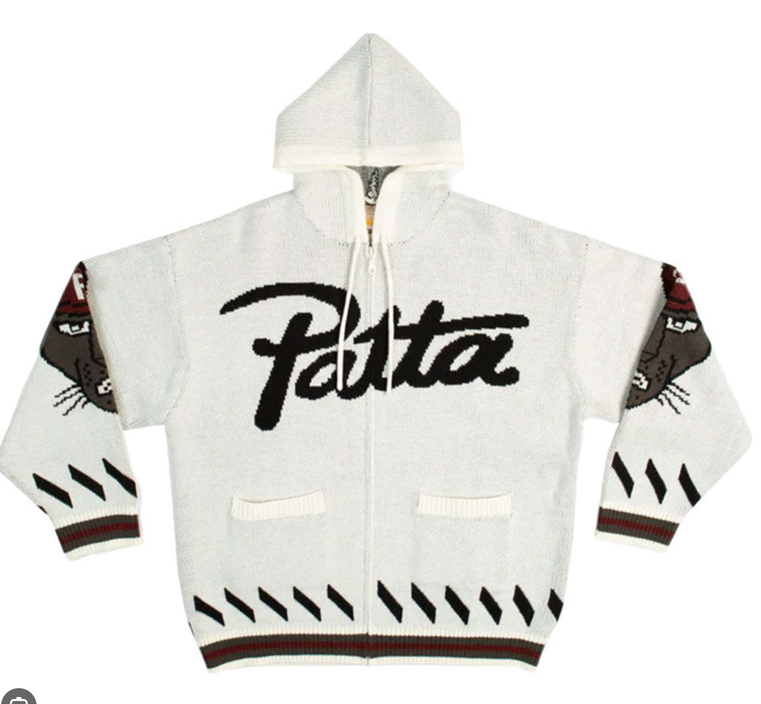 Patta Cartoon Knitted Jacket