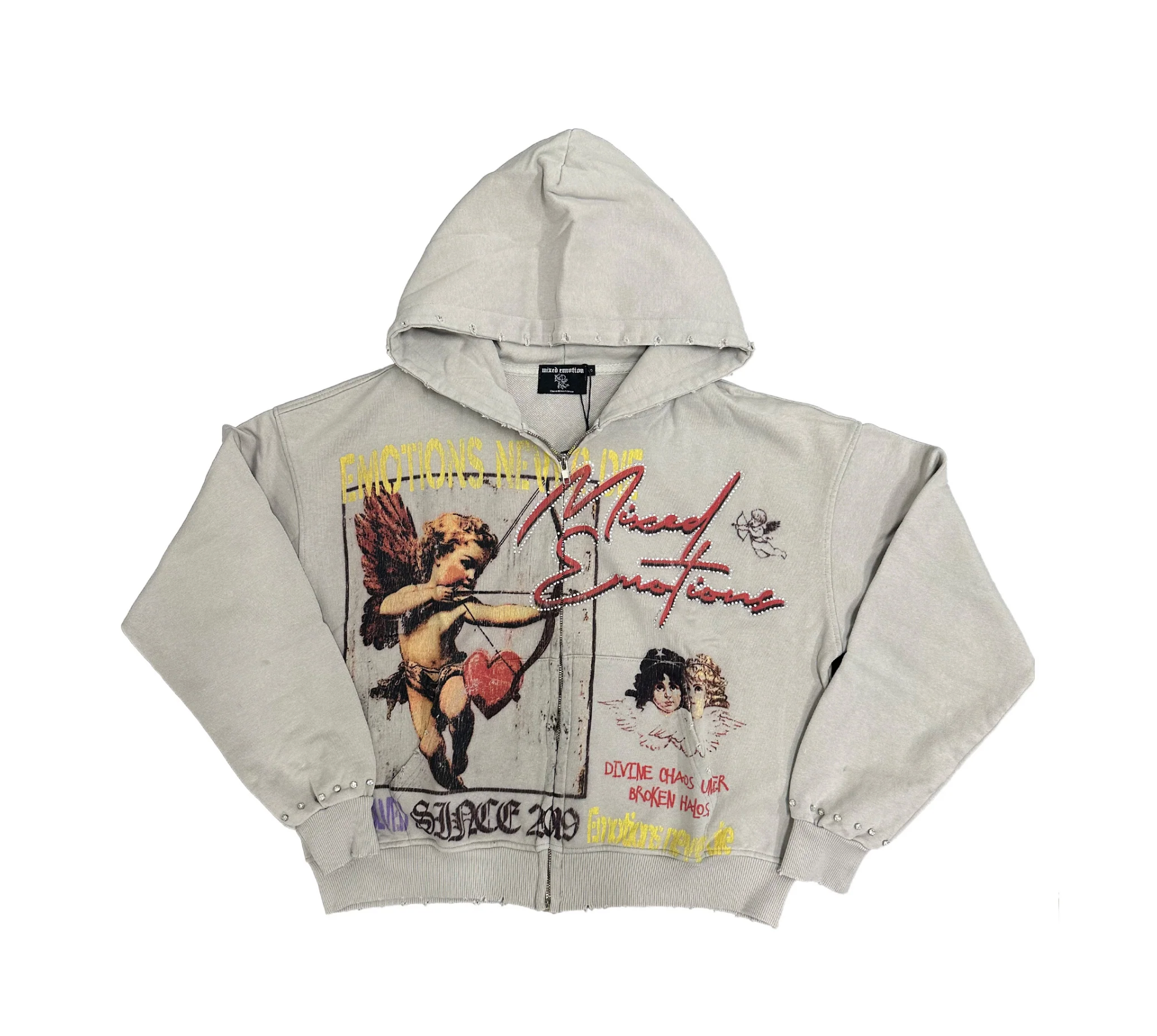 mixed emotion “Broken Halo” Hoodie