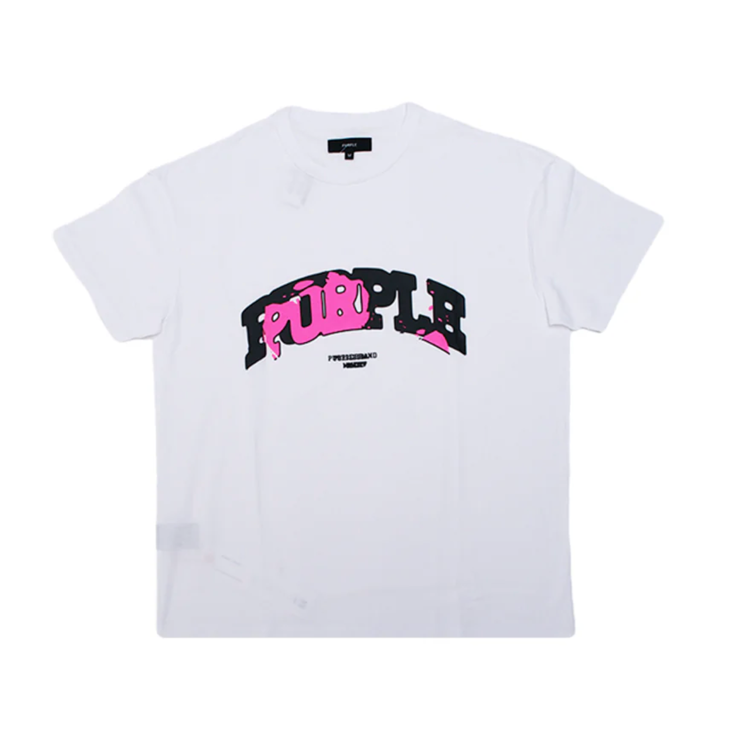 Purple Brand Textured Inside Out Tee pink