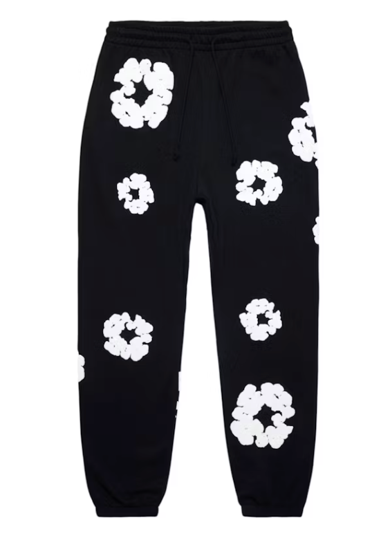 Denim Tears The Cotton Wreath Sweatpants Black