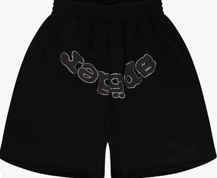 Sp5der OG Rhinestone Phantom Cotton Shorts