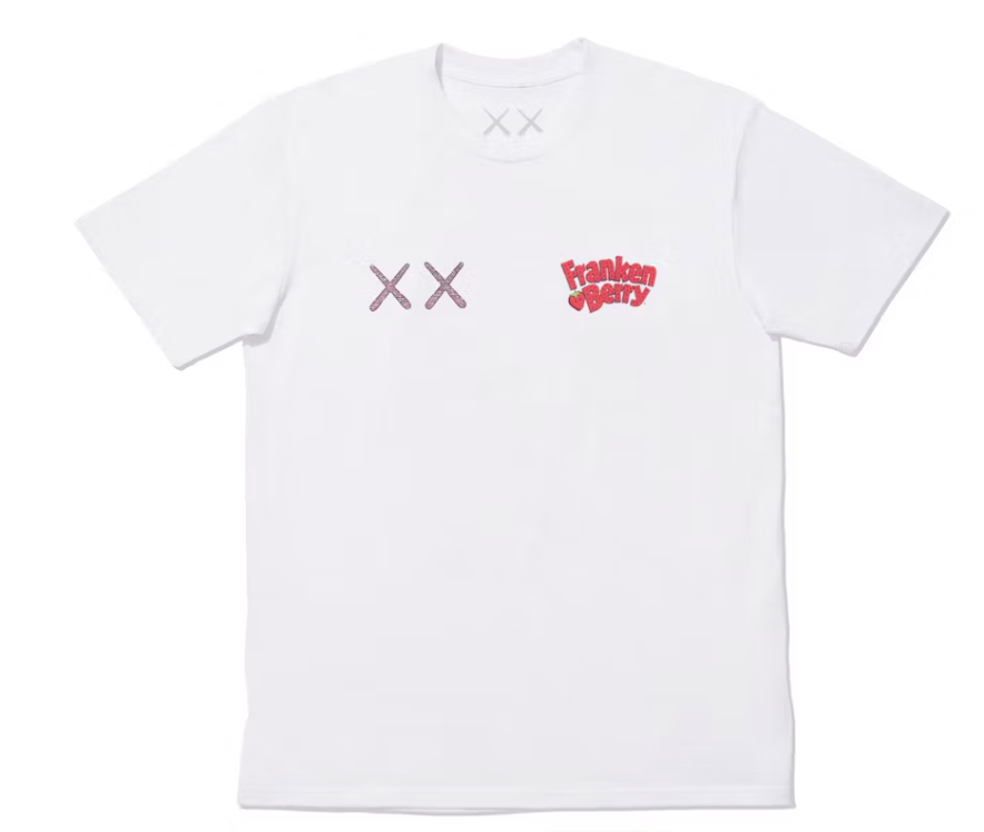 KAWS x Monsters Franken Berry T-shirt White