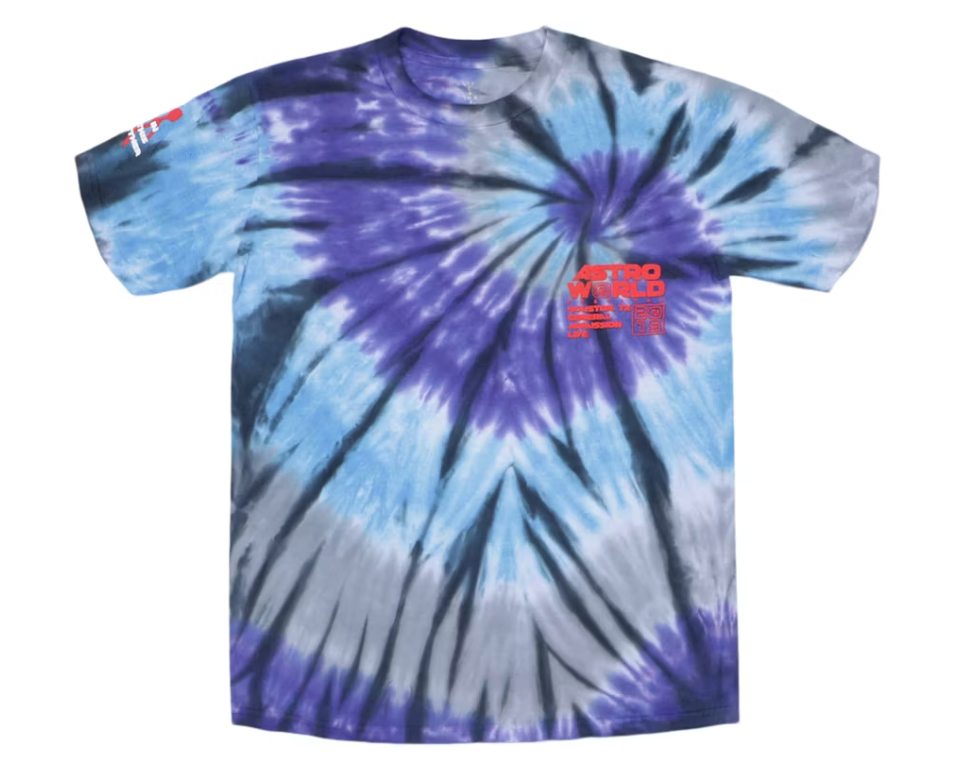 Travis Scott Official Souvenir Tee Tie Dye