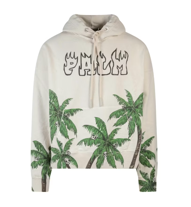 Palm Angels Palms & Skull Vintage Hoodie