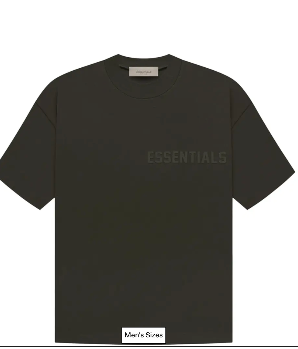 Fear of God Essentials Short-Sleeve Tee 'Off Black'