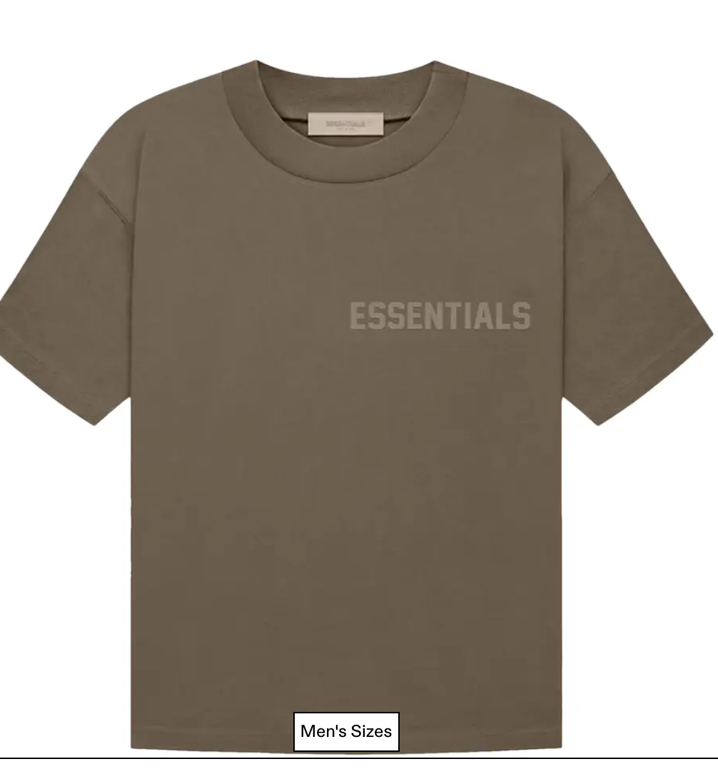Fear of God Essentials Short-Sleeve Tee 'wood'