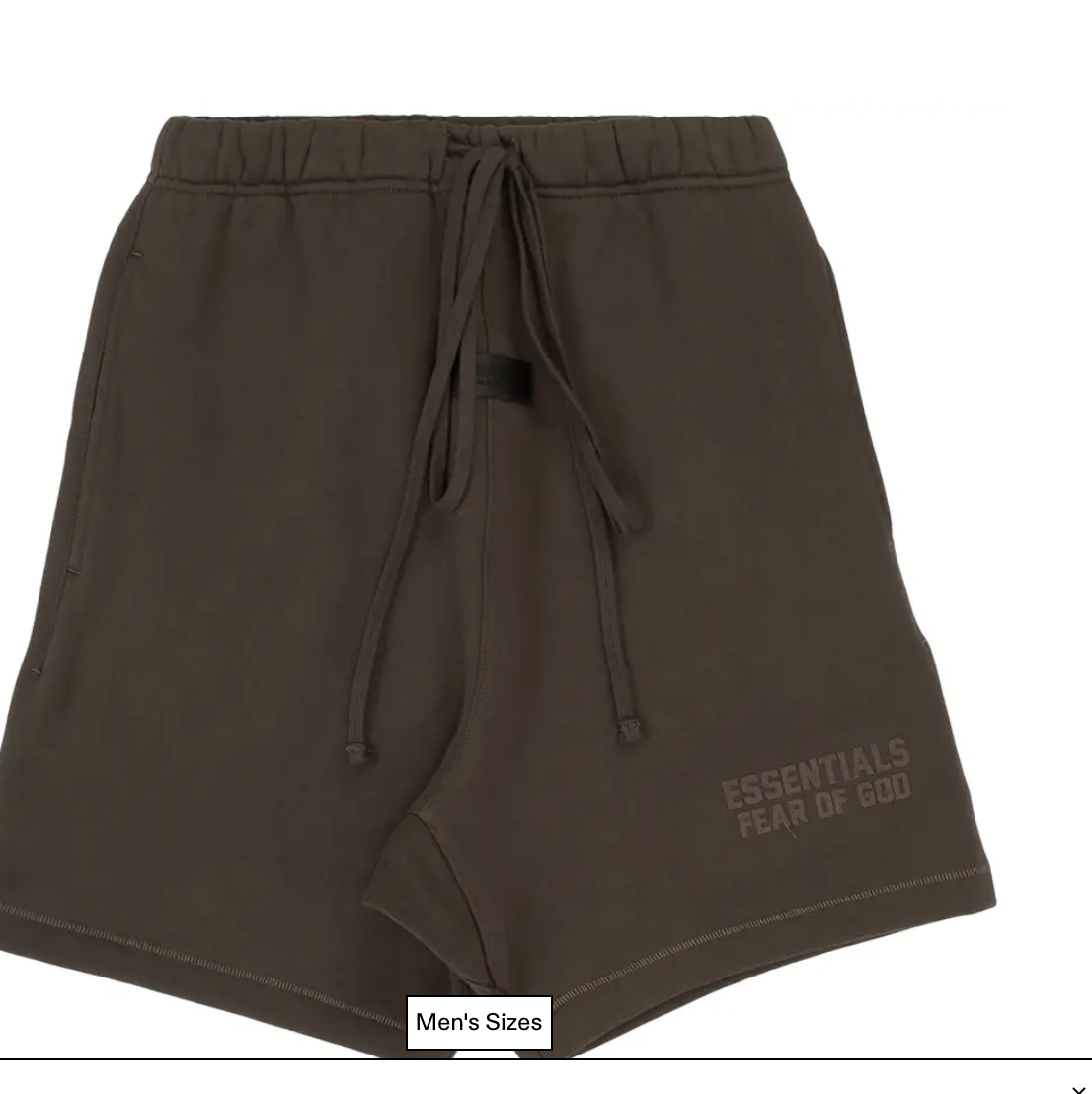 Fear of God Essentials Shorts  'Off Black'