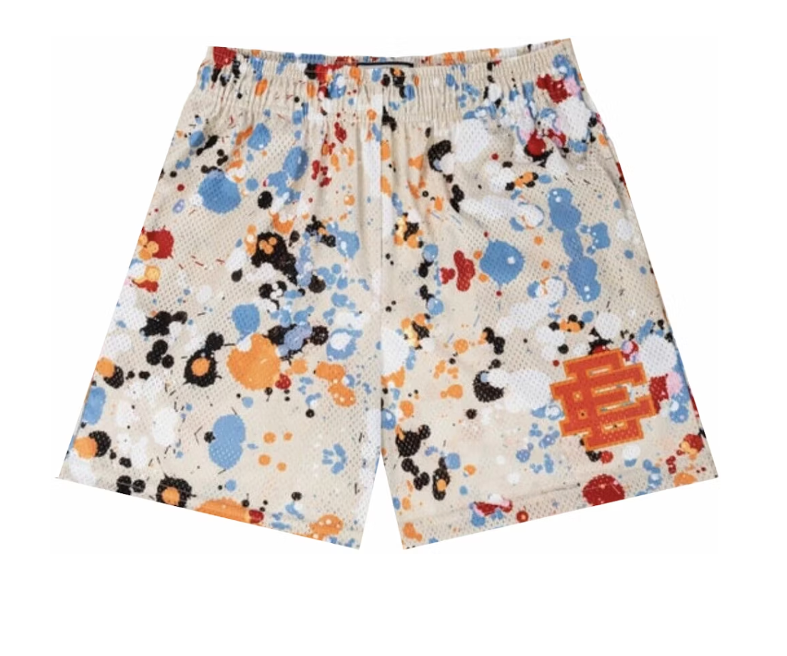 Eric Emanuel EE Basic/Core Short White Splatter