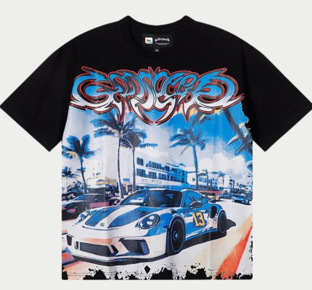 Godspeed Black Sports Car Tee