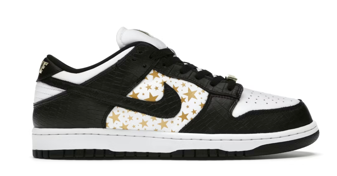 Nike SB Dunk Low Supreme Stars Black