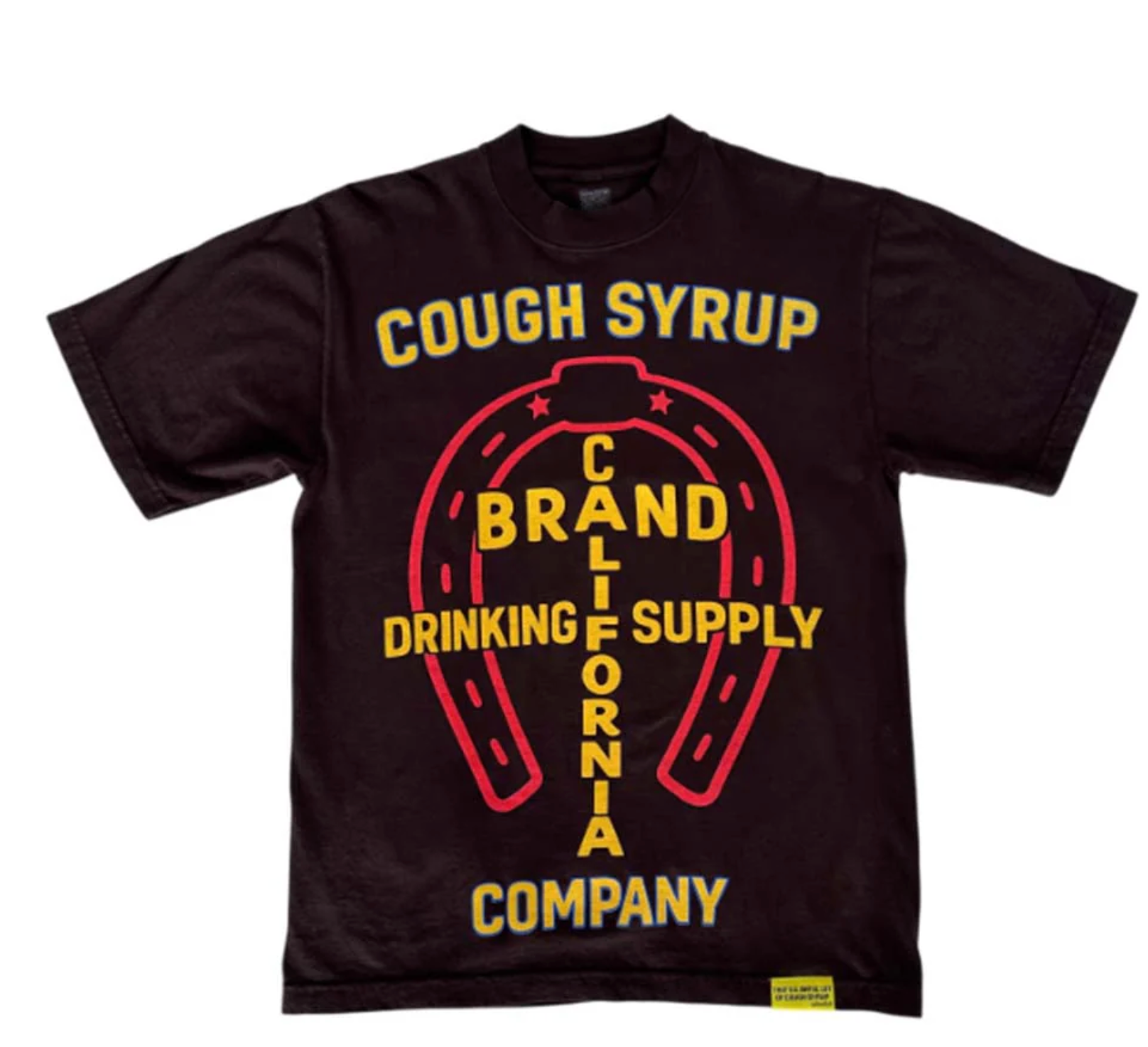 Awful Lot of Cough Syrup Brown Drinking Supply LLC Tee