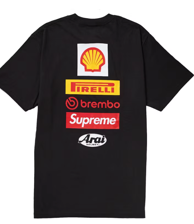 Supreme Ducati Logo Tee Black