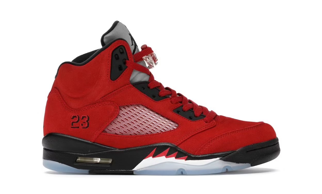 Jordan 5 Retro Raging Bull Red  no box