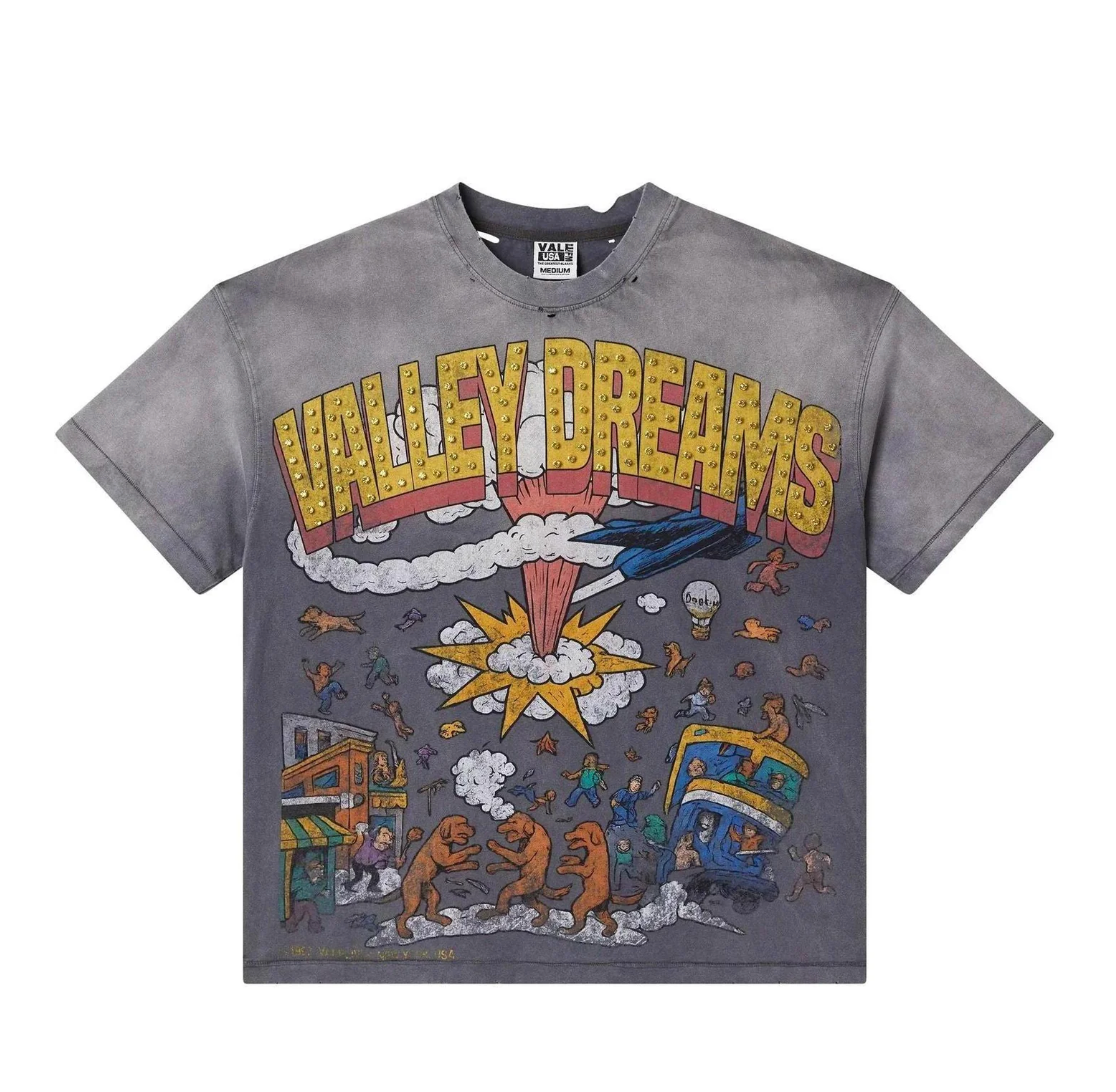 Vale Forever Tee Chaos Bling Faded Black